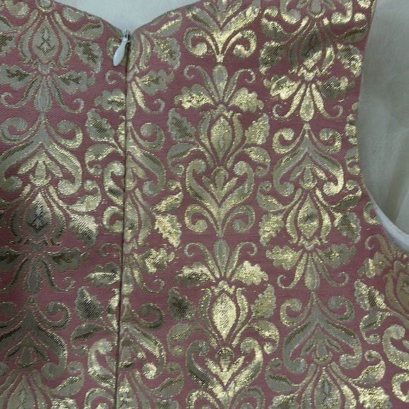 American Princess Pearls and Tulle Sparkle Fancy Dress Size 7 Pink/Cream/Gold - Picture 14 of 15